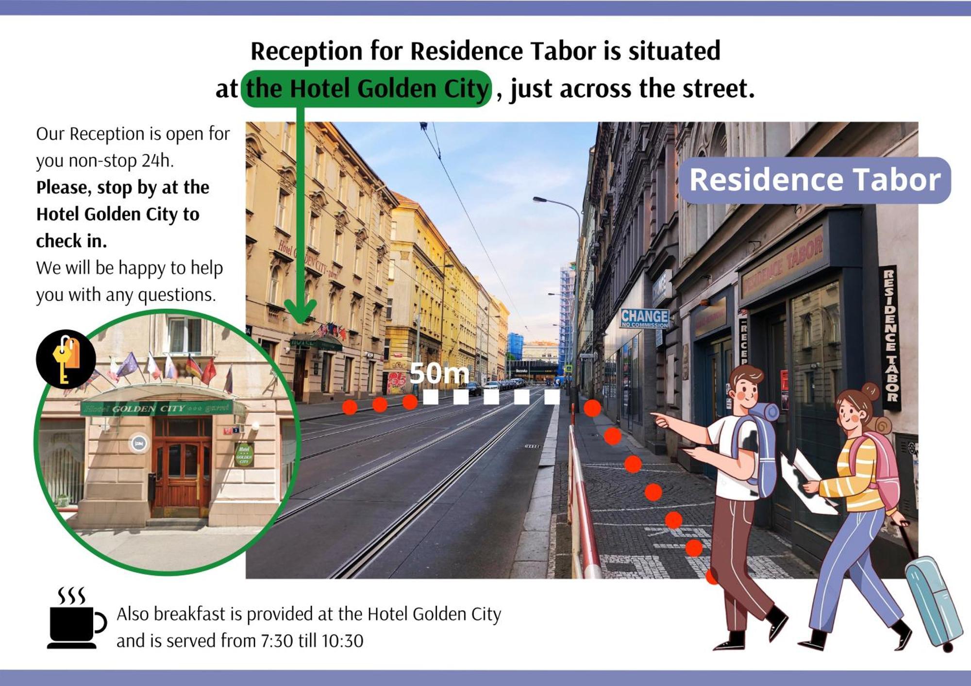 פראג Residence Tabor מראה חיצוני תמונה
